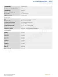 DFS20A-A2AAD000360 Datasheet Page 3