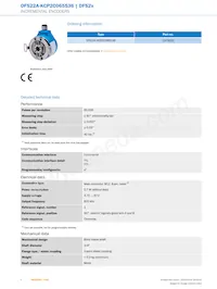 DFS22A-KCP2C065536 Datasheet Pagina 2