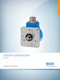 DFS25A-A2AAD002000 데이터 시트 표지