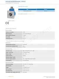 DFS25A-A2AAD004096 Datasheet Page 2