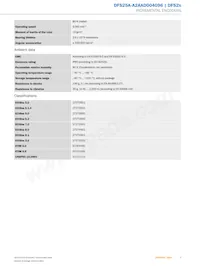 DFS25A-A2AAD004096 Datasheet Page 3