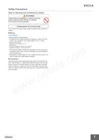 E6C3-AN5B 32P/R 1M Datasheet Page 7