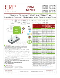 ESM040W-0850-42 데이터 시트 표지