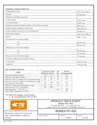 FC-335-SY9 Datasheet Page 2