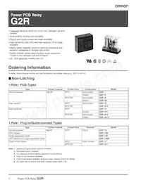 G2R-1-S-T130 DC24 Datasheet Cover