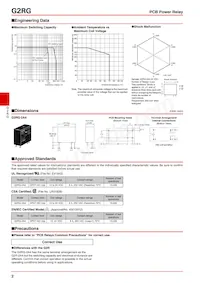 G2RG-2A4 DC5 Datasheet Page 2