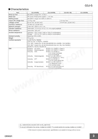 G3J-S403BL DC12-24 Datasheet Pagina 3