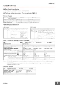 G3J-T217BL-C DC12-24 Datasheet Pagina 2