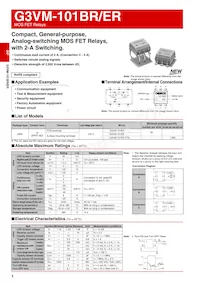 G3VM-101ER Datasheet Cover