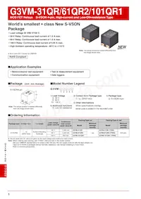 G3VM-101QR1(TR05) Datasheet Cover