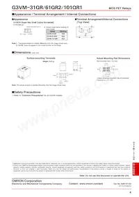 G3VM-101QR1(TR05) Datasheet Page 4