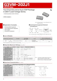 G3VM-202J1 Datasheet Cover