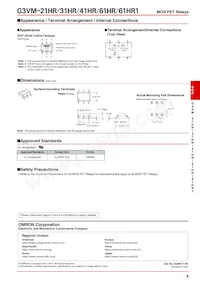G3VM-21HR(TR) Datasheet Page 6