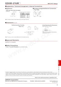 G3VM-21UR11(TR05) Datasheet Page 4
