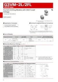 G3VM-2L Datasheet Cover