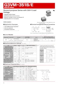 G3VM-351B Datasheet Cover