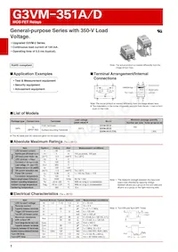 G3VM-351D(TR) Datasheet Cover
