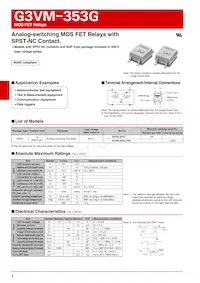G3VM-353G(TR) Datasheet Cover