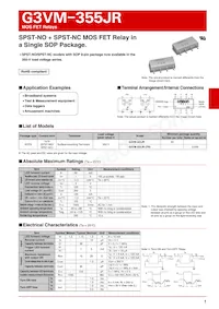 G3VM-355JR(TR) Datasheet Cover