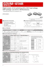 G3VM-41HR(TR) Datasheet Cover