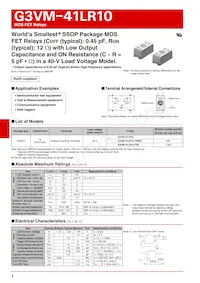 G3VM-41LR10(TR) Datasheet Copertura