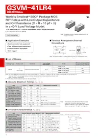 G3VM-41LR4(TR) Datasheet Cover