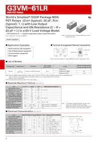 G3VM-61LR(TR) Datasheet Cover