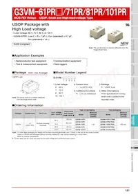 G3VM-61PR1(TR) Datasheet Cover