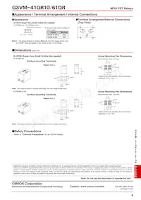 G3VM-61QR(TR05) Datasheet Page 4