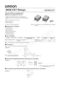 G3VM-61VY Datasheet Cover