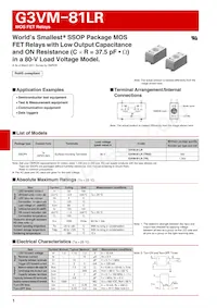 G3VM-81LR-TR05 Datasheet Cover