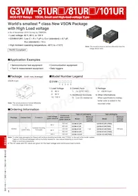G3VM-81UR1(TR05) Datasheet Cover