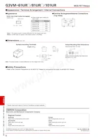 G3VM-81UR1(TR05) Datasheet Page 5