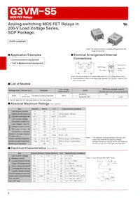 G3VM-S5(TR) Datasheet Cover