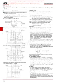 G6ZU-1FE DC3 Datasheet Pagina 12