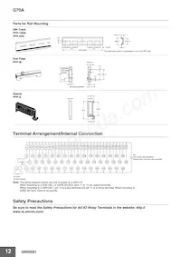 G70A-ZIM16-5-DC24V Datasheet Pagina 12