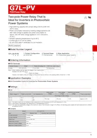 G7L-2A-P-PV-DC24 Datasheet Cover