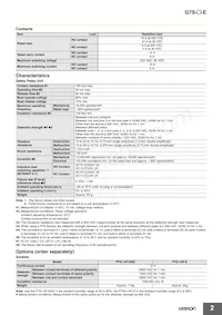G7S-3A3B-E DC24 Datasheet Page 2