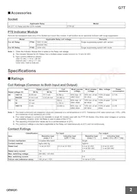 G7T-1122S AC200/220 Datasheet Page 2
