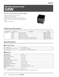G8W-1C7T-R-DC12 Datasheet Cover
