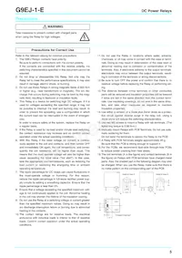 G9EJ-1-E-UVDDC24 Datasheet Pagina 5