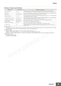 G9SA-321-T15 AC100-240 Datasheet Page 5