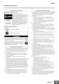 G9SA-321-T15 AC100-240 Datasheet Page 15