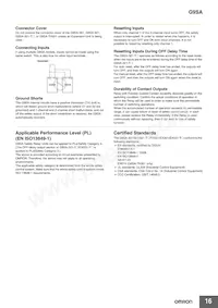 G9SA-321-T15 AC100-240 Datasheet Page 16