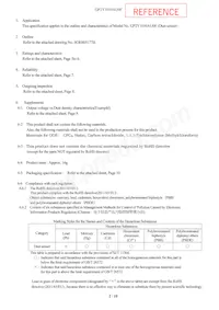 GP2Y1010AU0F Datasheet Page 3