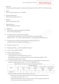 GP2Y1014AU0F Datasheet Pagina 3