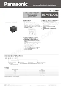 HEV2AN-P-DC9V Datasheet Cover