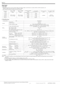 HEV2AN-P-DC9V Datasheet Page 2