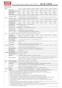 HLG-240H-54C Datasheet Page 2
