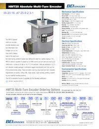 HMT25E-F4-SS-7X5-A1-CW-SM18-S Datasheet Cover